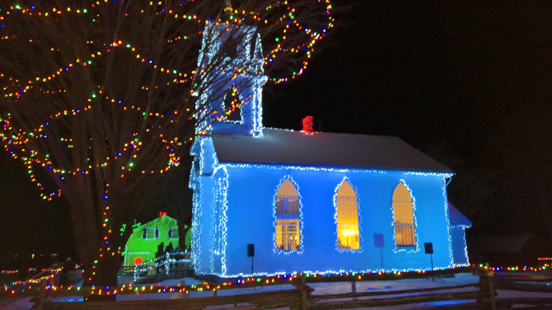 Lights on the Church